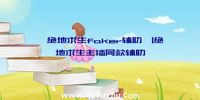 「绝地求生faker辅助」|绝地求生主播同款辅助